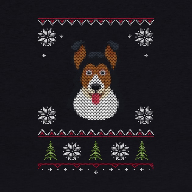 Dog Ugly Christmas Sweater by vladocar